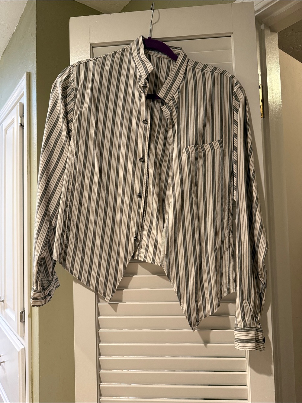 Equipment Co Cropped long sleeve